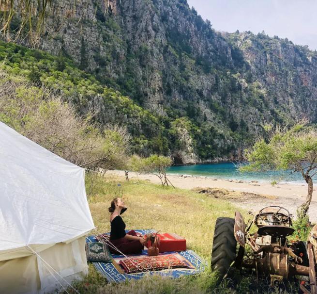 Butterfly Valley Beach Glamping Олудениз Экстерьер фото